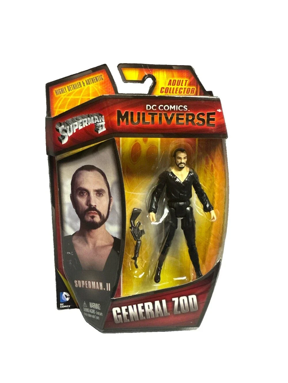 DC Multiverse Superman II GENERAL ZOD 4” Action figure Mattel Adult Collector